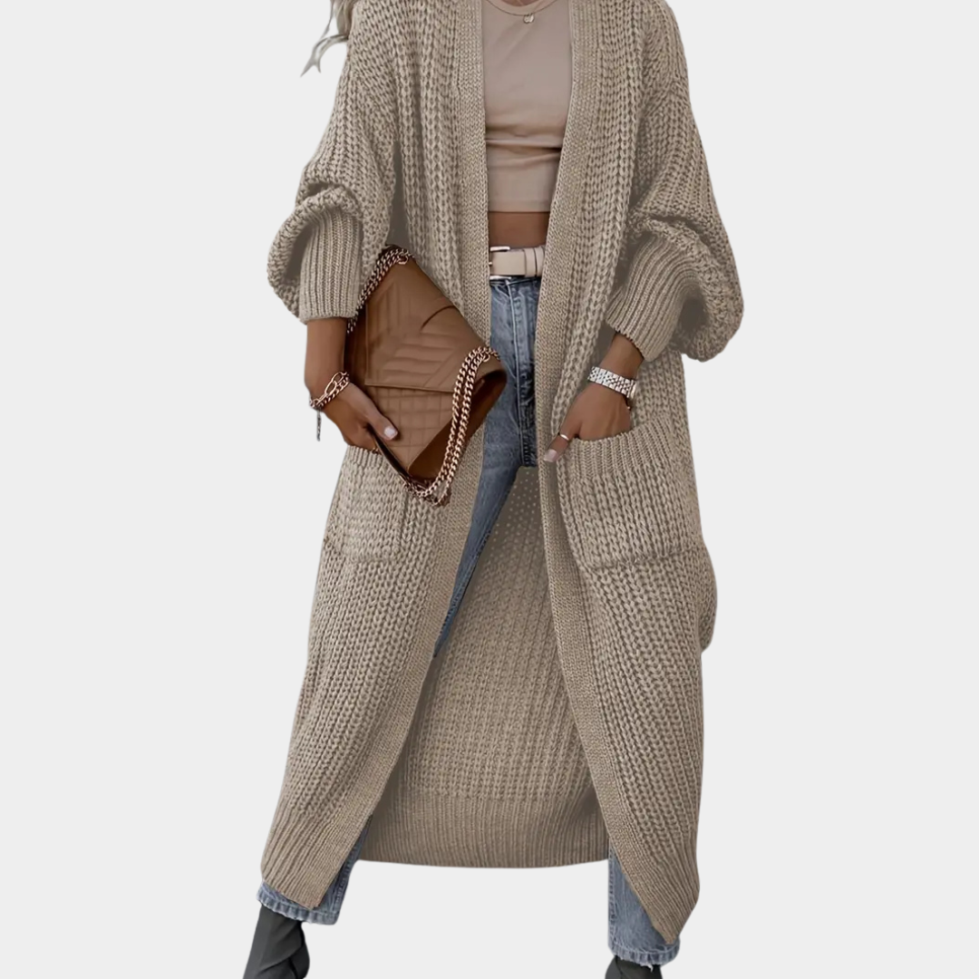 Elara | Long Knit Cardigan