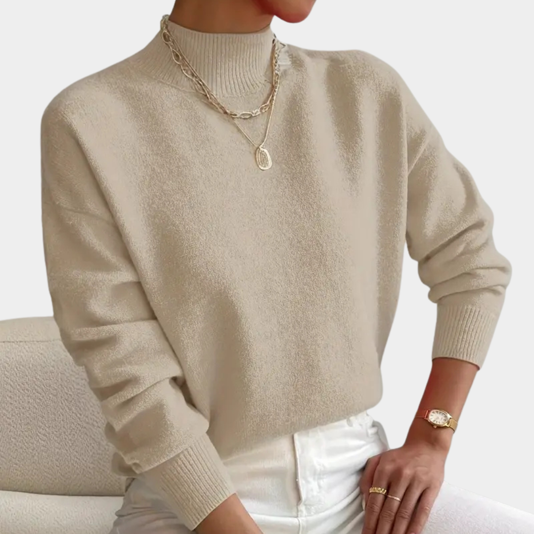 Odette | Mock-Neck Knit