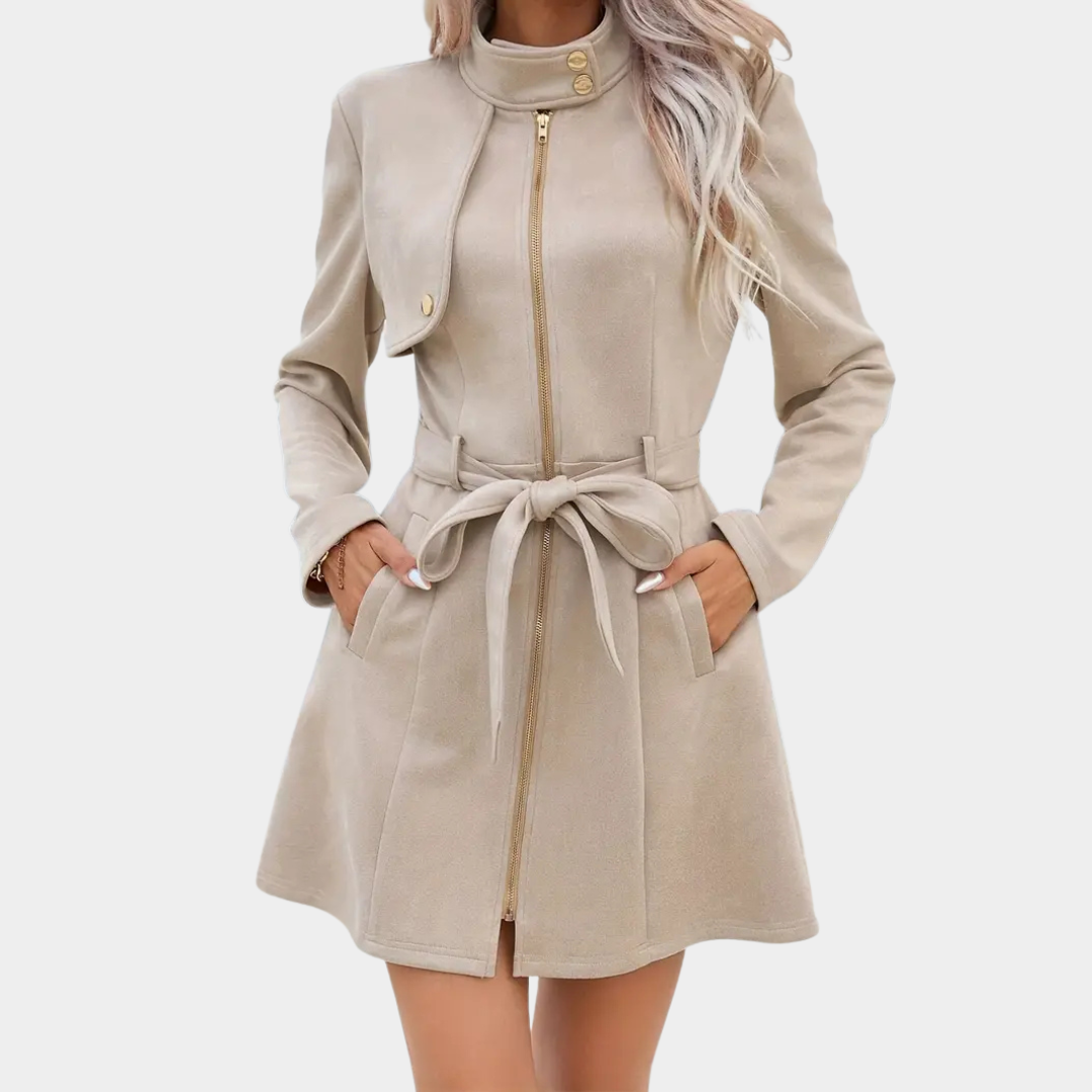 Clara | Zipped Trench Coat