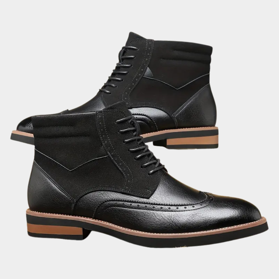 Rupert | Two-Tone Brogue Boots