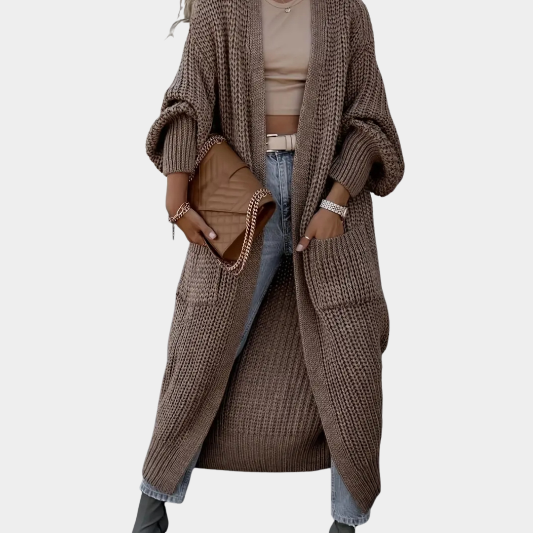Elara | Long Knit Cardigan