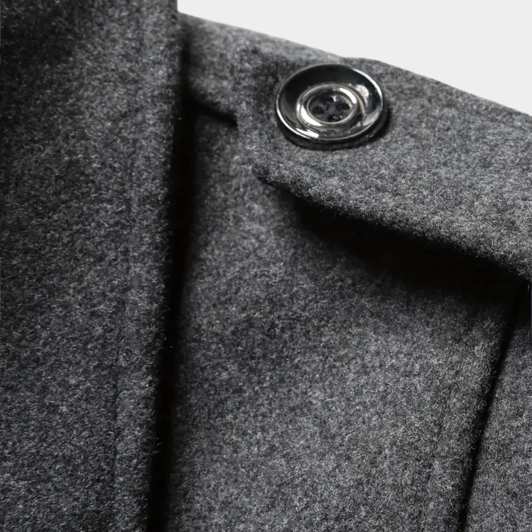 Edmund | Double-Breasted Tweed Coat