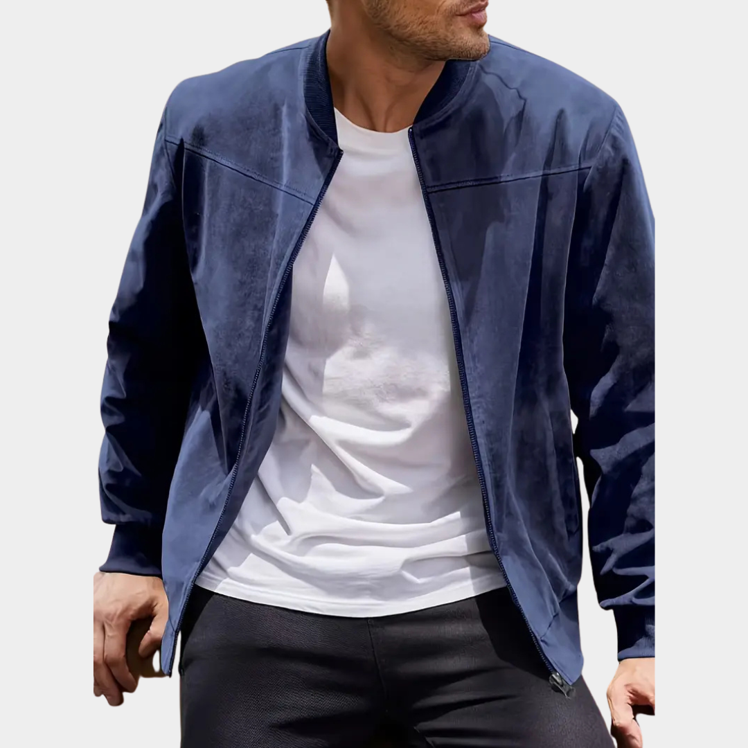 Julian | Suede Zip Jacket