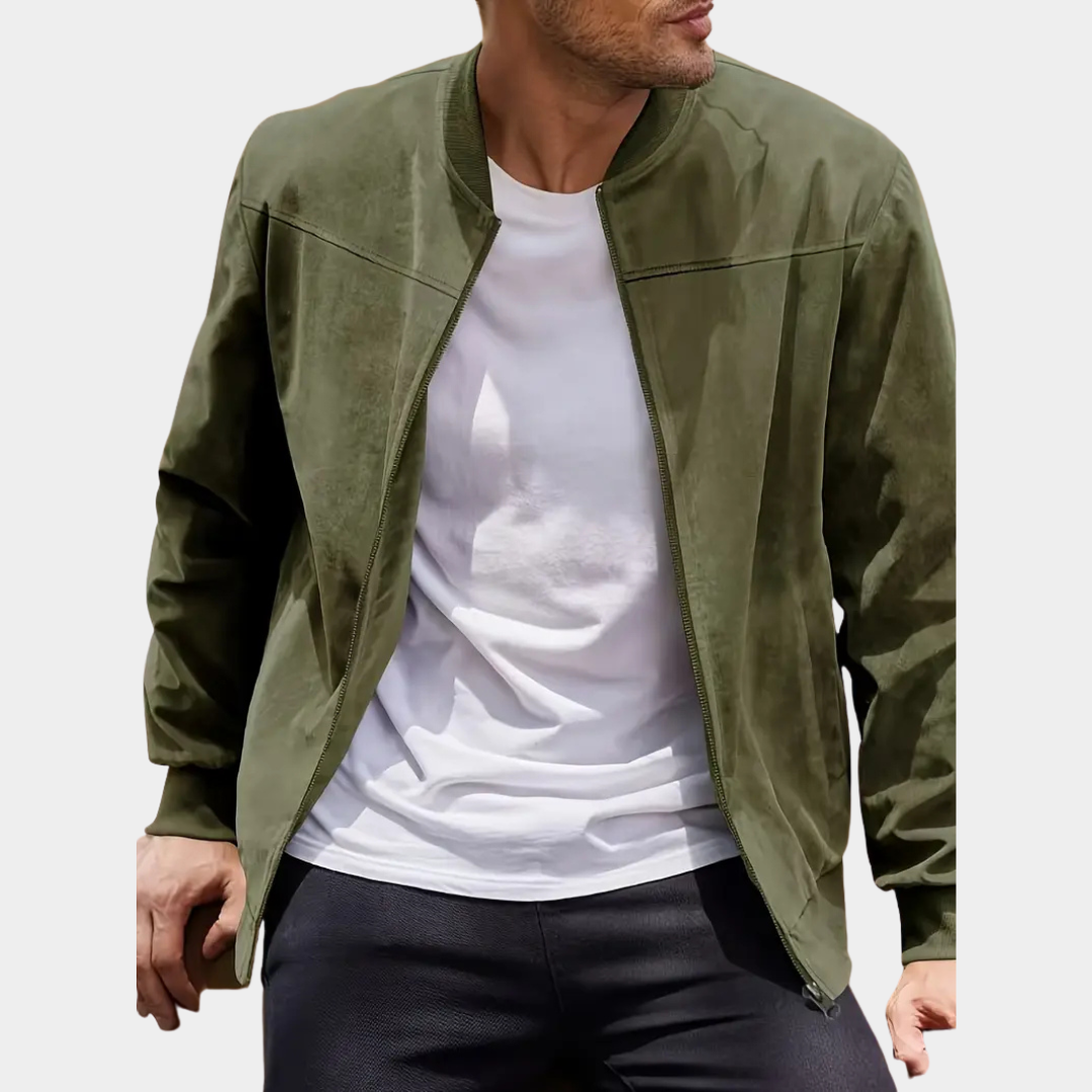 Julian | Suede Zip Jacket