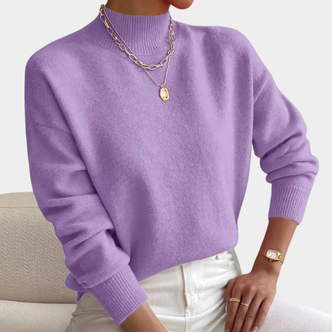 Odette | Mock-Neck Knit