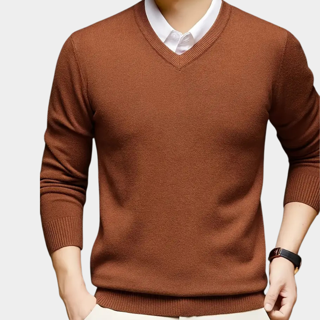 Reginald | Lapel Knit Cardigan