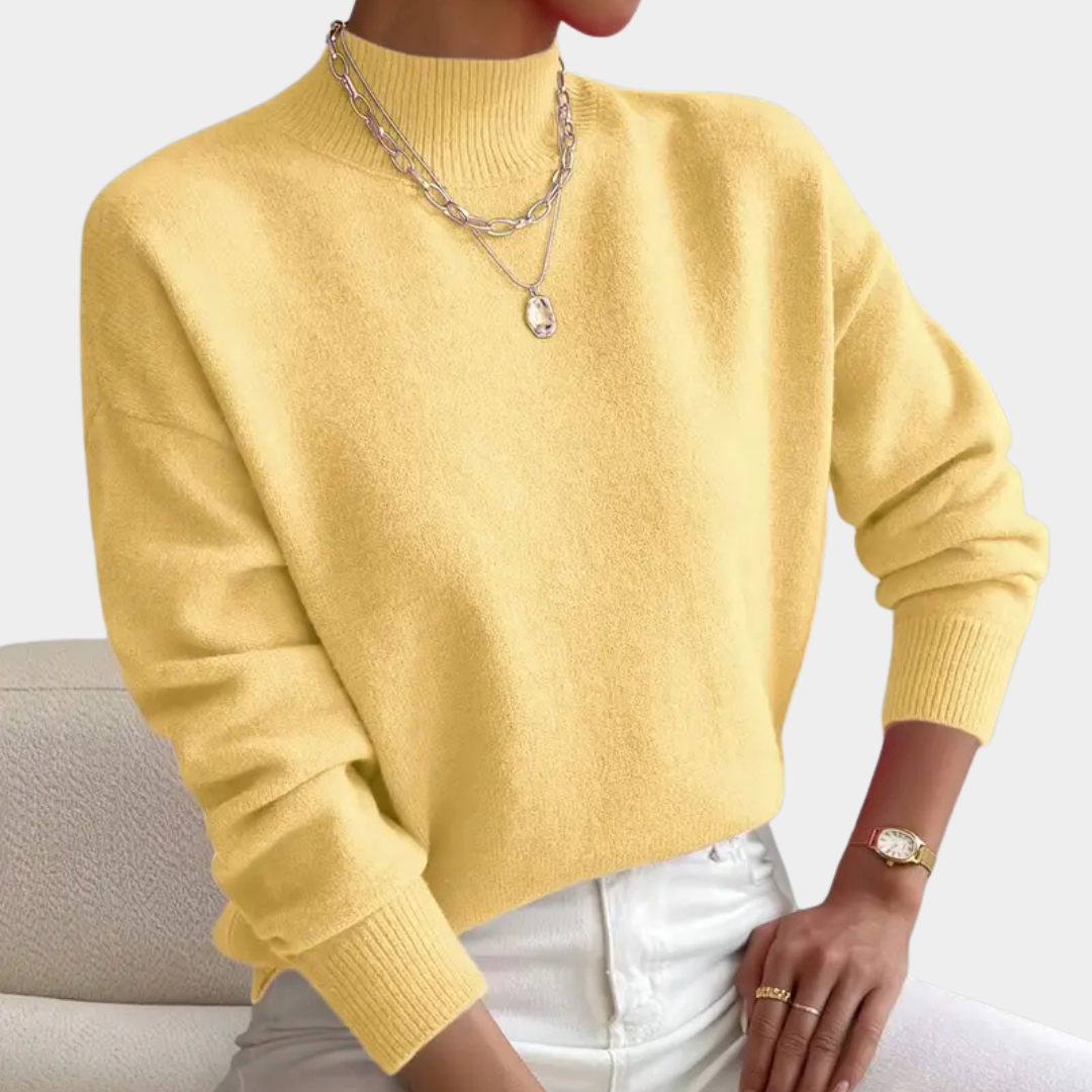 Odette | Mock-Neck Knit