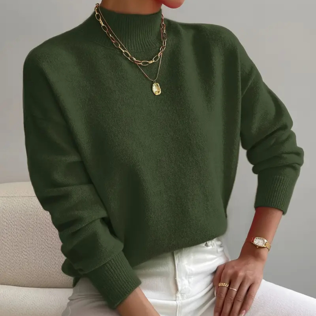 Odette | Mock-Neck Knit