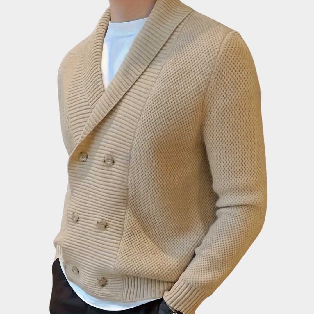 Harvey | Lapel Knit Cardigan