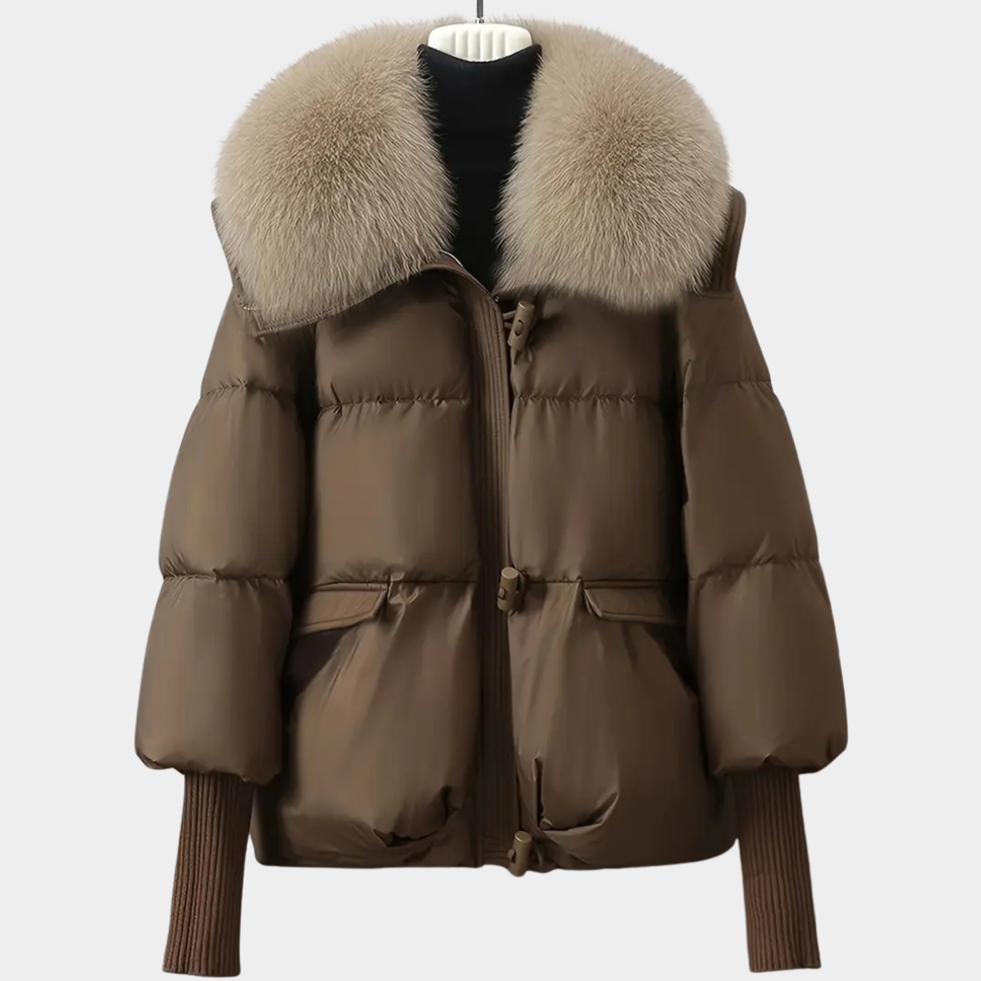 Lucia | Removable Collar Coat