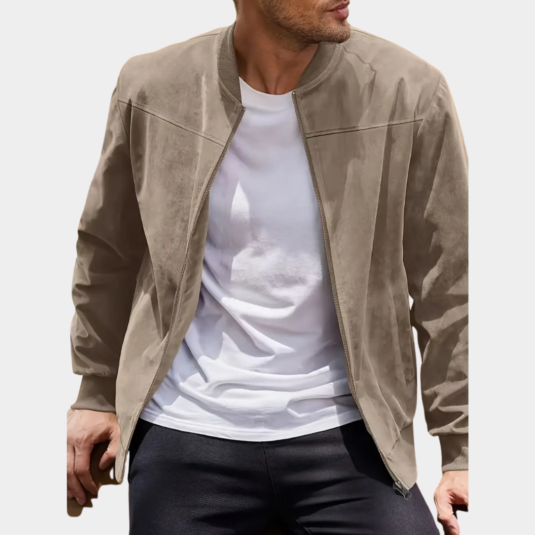 Julian | Suede Zip Jacket