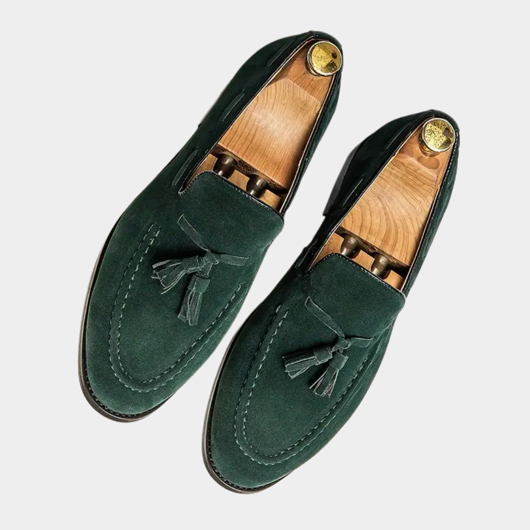 Sebastian | Suede Tassel Loafers
