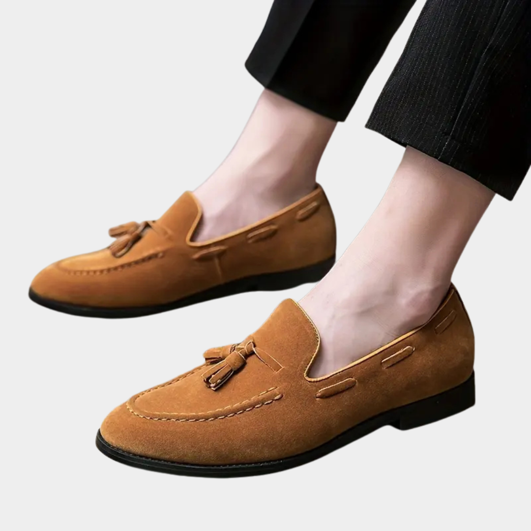 Sebastian | Suede Tassel Loafers