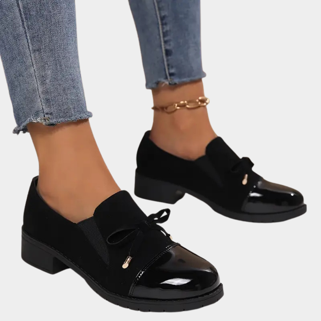 Clara | Bow Slip-On Loafers