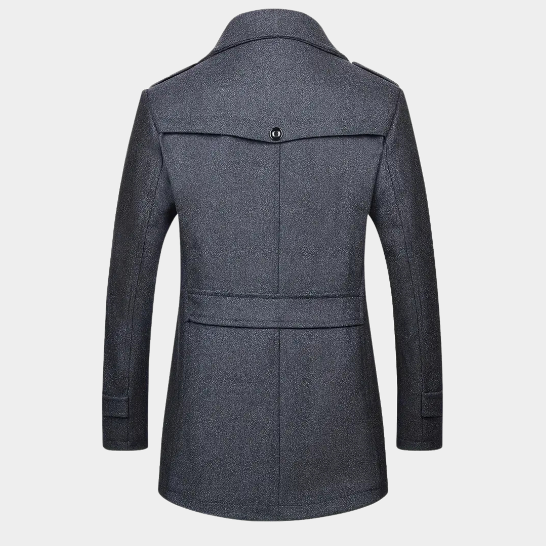 Edmund | Double-Breasted Tweed Coat