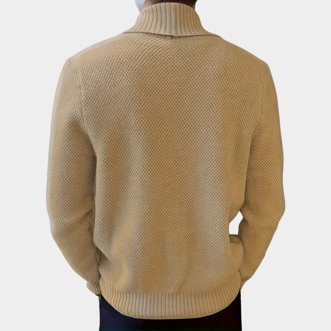 Harvey | Lapel Knit Cardigan