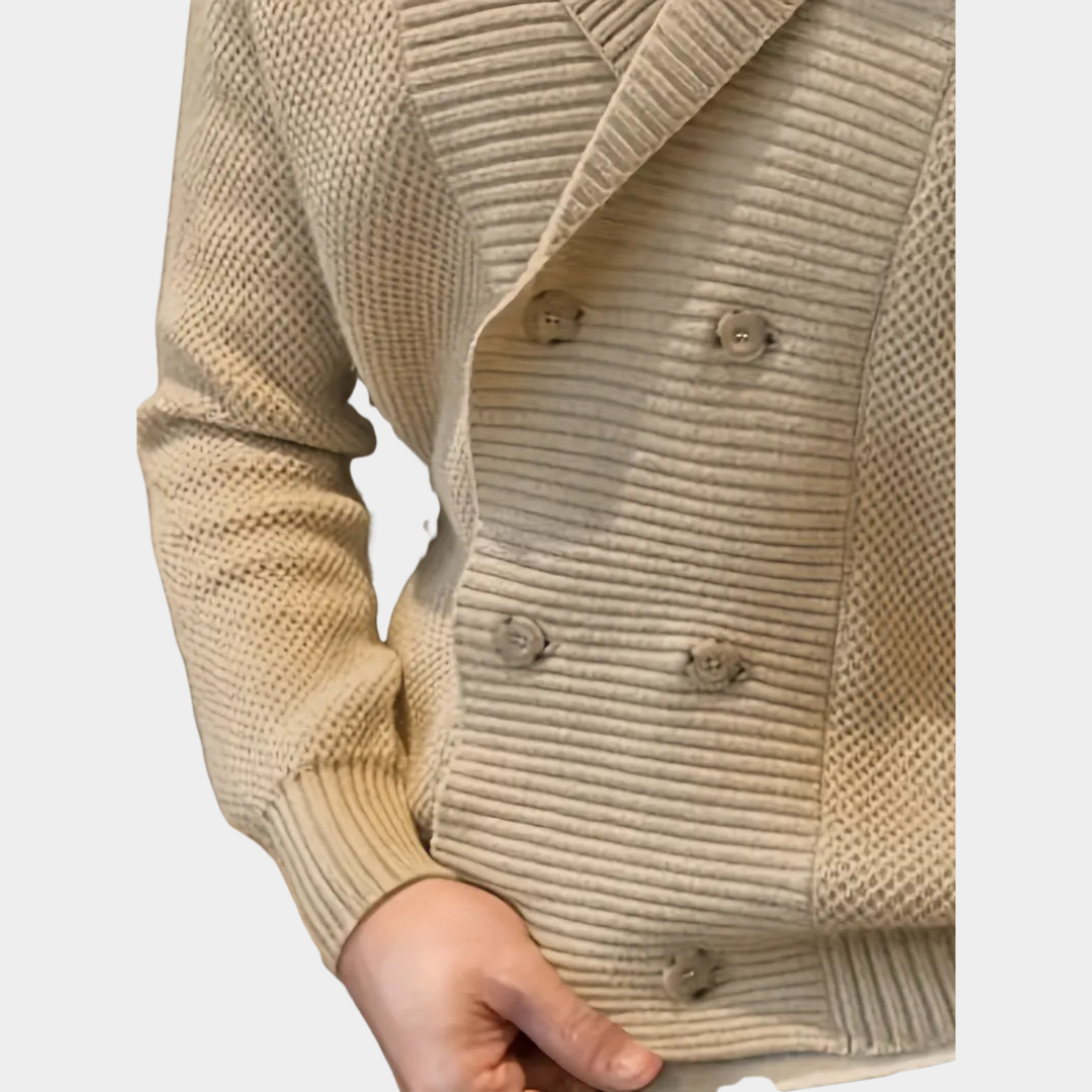 Harvey | Lapel Knit Cardigan