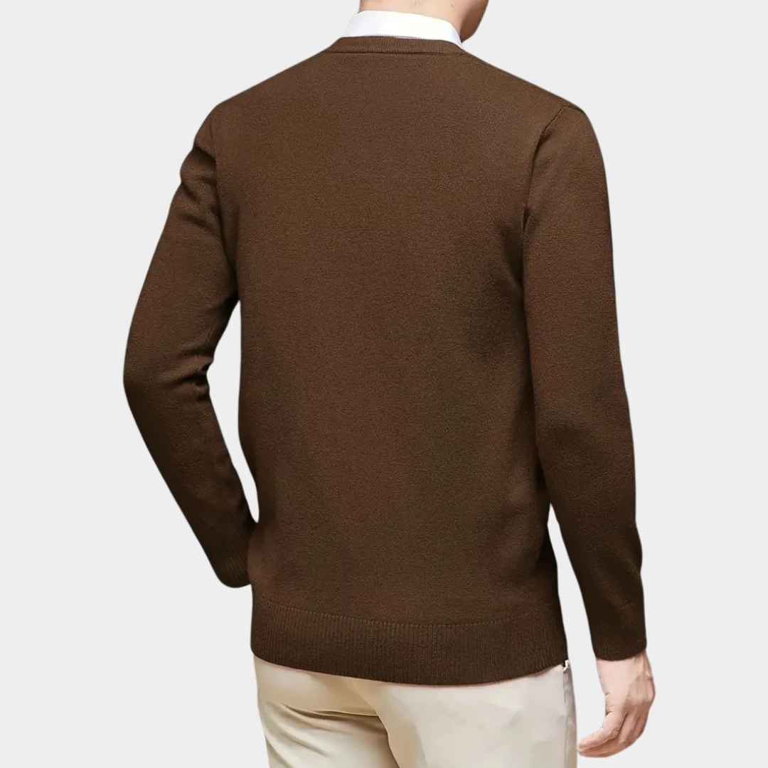 Reginald | Lapel Knit Cardigan