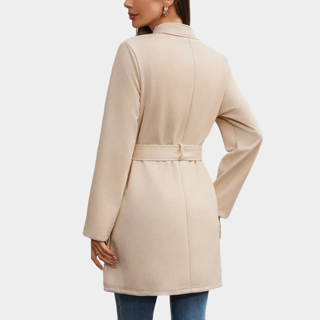 Clara | Zipped Trench Coat