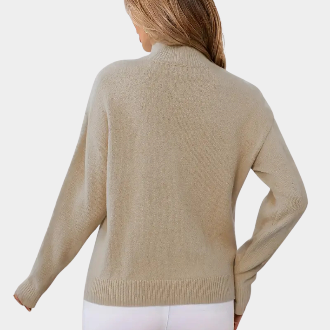 Odette | Mock-Neck Knit