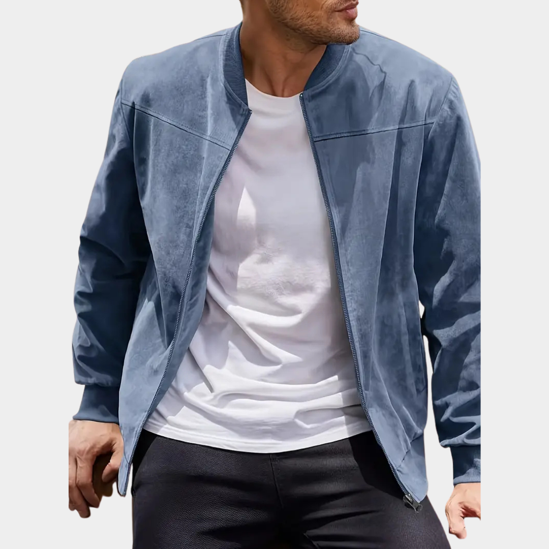 Julian | Suede Zip Jacket