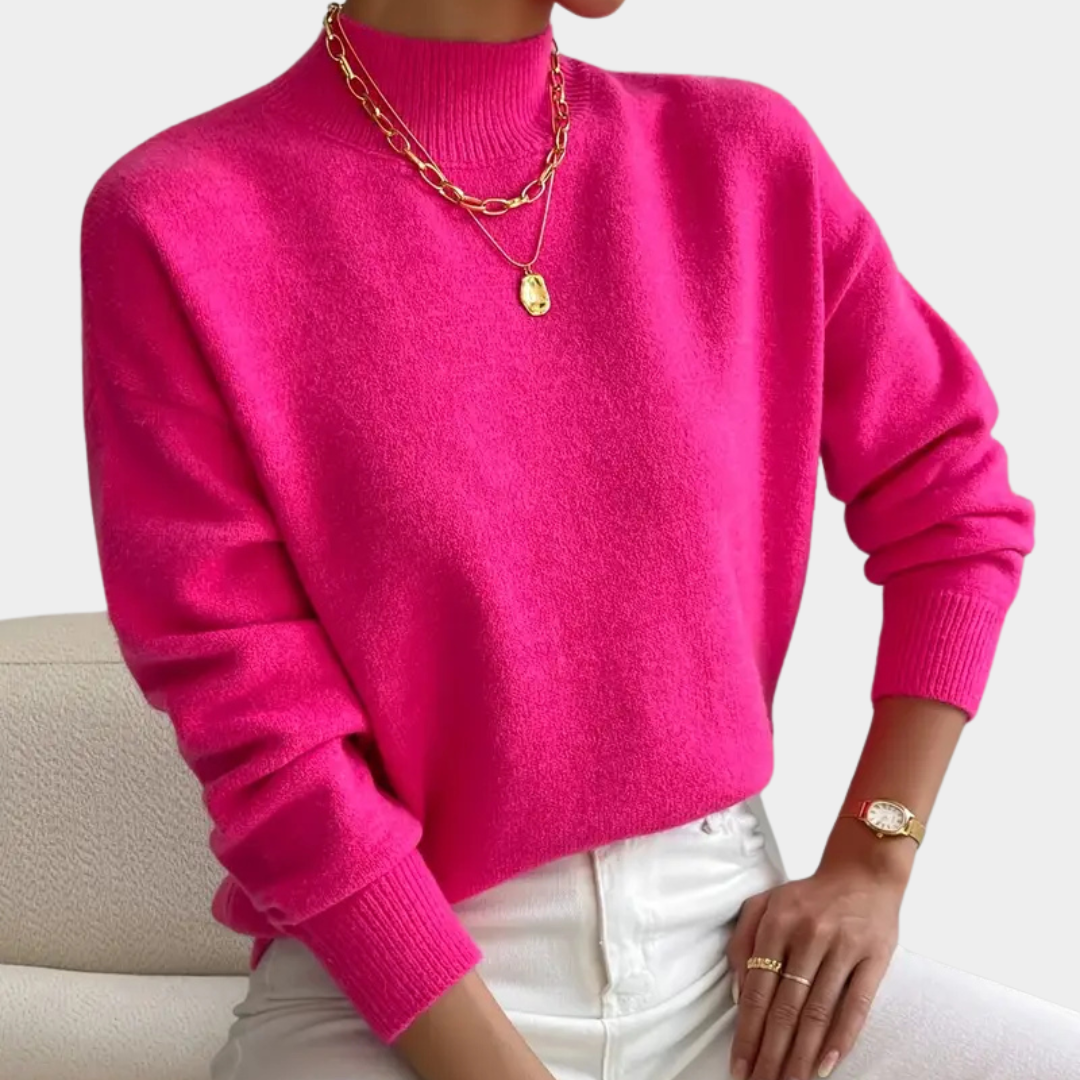 Odette | Mock-Neck Knit