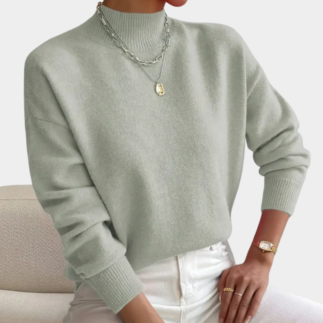 Odette | Mock-Neck Knit