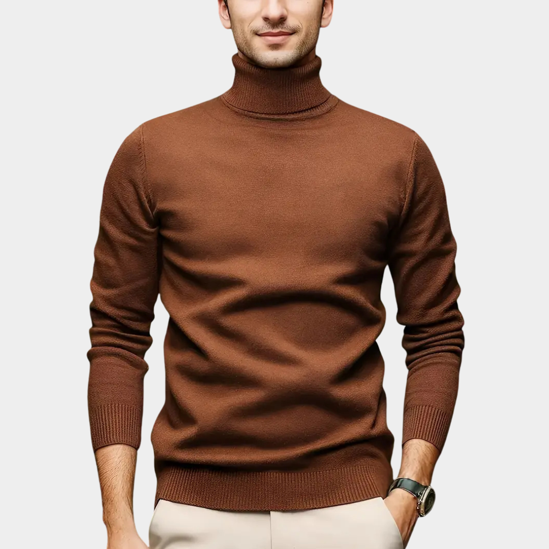 Miles | Turtleneck Knit Sweater