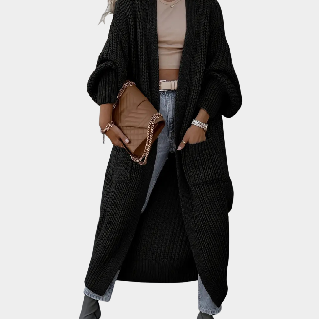 Elara | Long Knit Cardigan