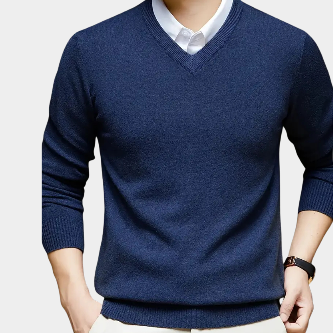 Reginald | Lapel Knit Cardigan