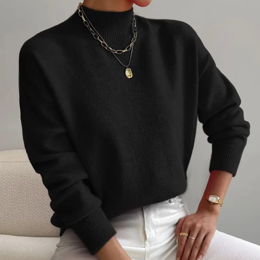 Odette | Mock-Neck Knit