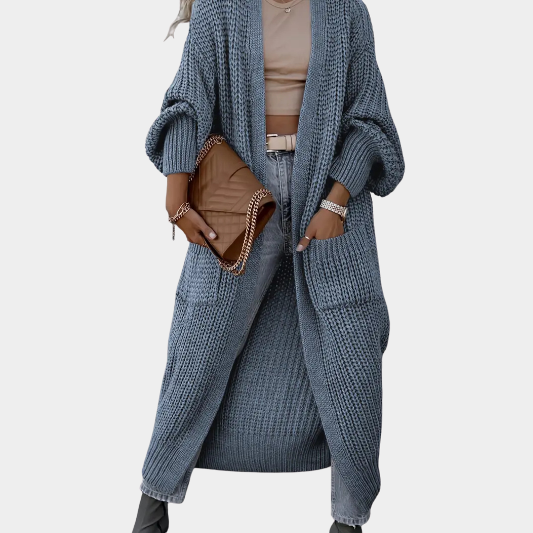 Elara | Long Knit Cardigan