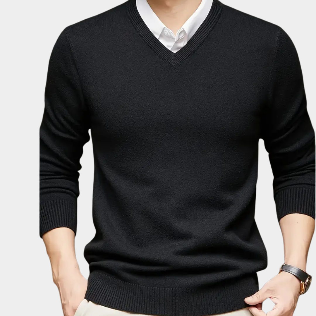 Reginald | Lapel Knit Cardigan