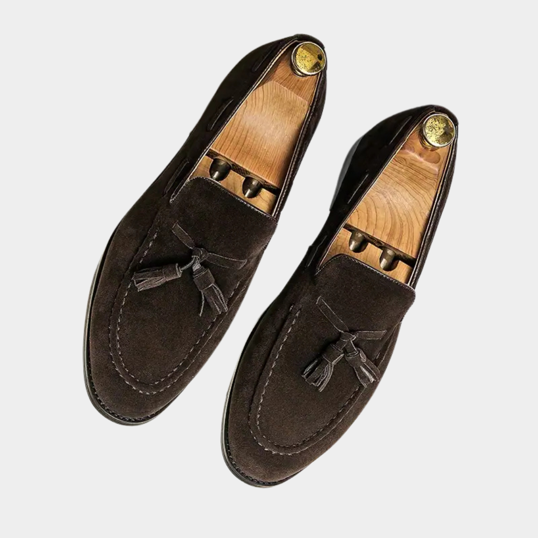 Sebastian | Suede Tassel Loafers